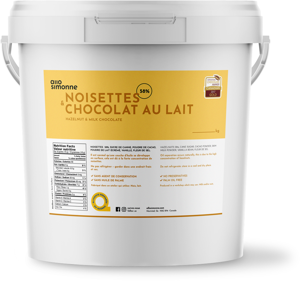 Noisettes & Chocolat au Lait - 5 kg 