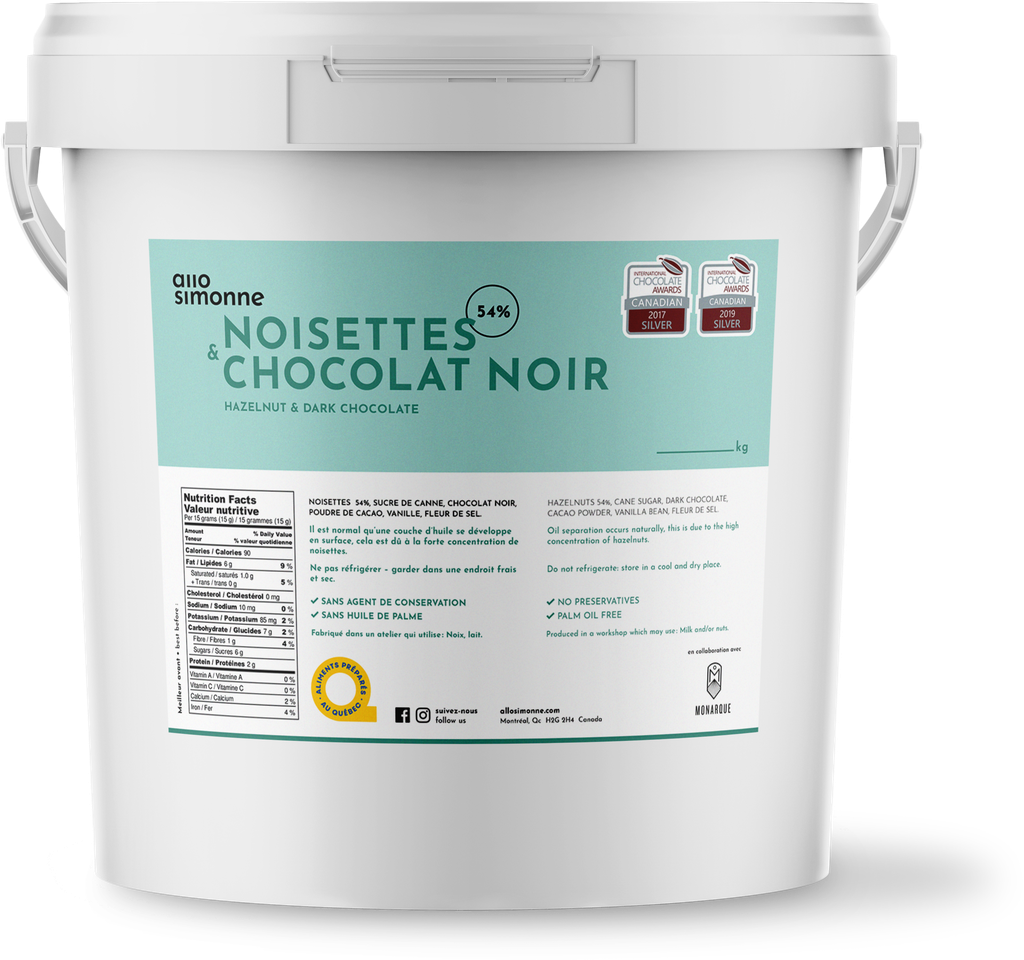 Noisettes & Chocolat Noir - 10 kg