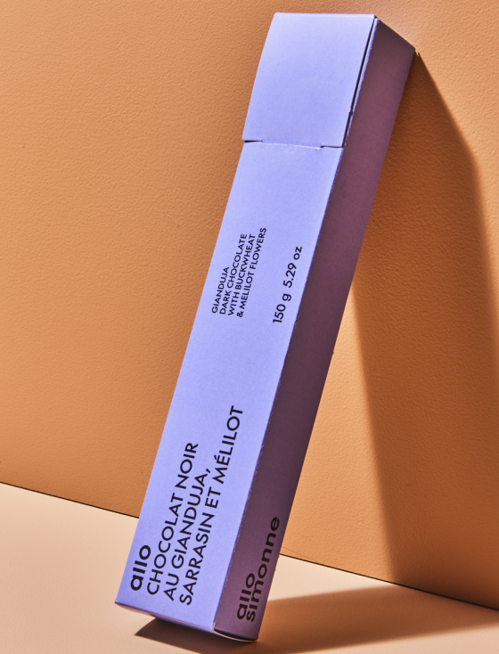 [ASCH01-07] Gianduja, Dark Chocolate with Buckwheat & Mélilot Flowers - 150 g