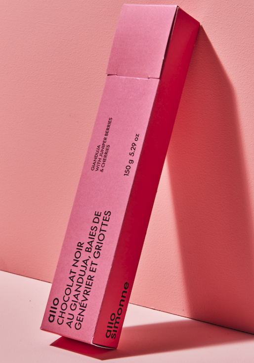 [ASCH01-08] Gianduja, Juniper & Cherry Bar - 150 g