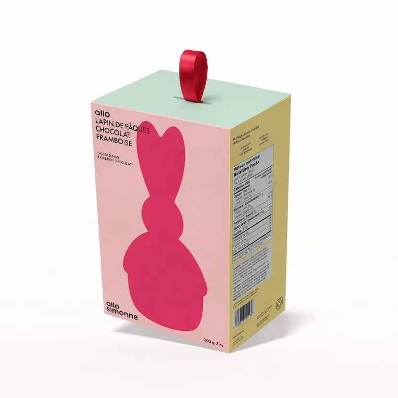 [ASCH02-11] Lapin de Pâques au chocolat à la Framboise