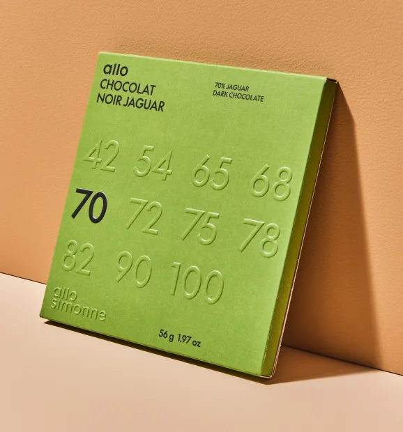 [ASCH07-01] Tablette Chocolat Jaguar 70% - 56 g