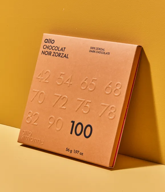 [ASCH07-03] Chocolate bar Zorzal 100% - 56 g