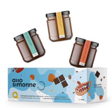 Caisse de 9 unités - Coffret trio Bleu