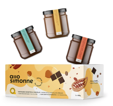 Caisse de 9 unités - Coffret trio Jaune