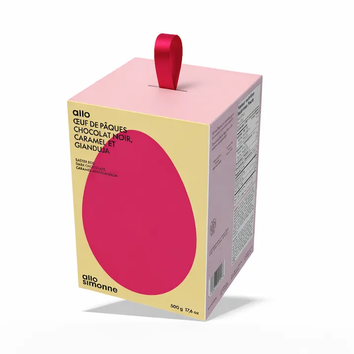 [ASCH02-18] Big Easter egg filled with caramel and gianduja - 200 g