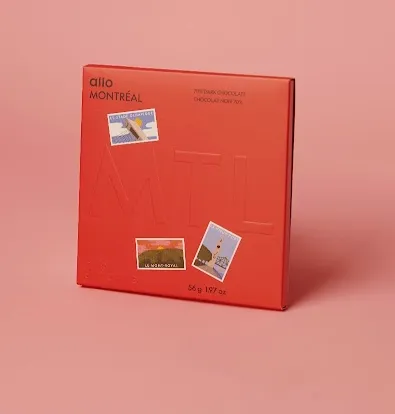 Tablette Montréal Chocolat Noir 70% - 56 g